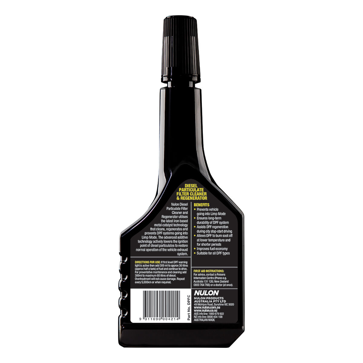 Nulon Diesel Particulate Filter Cleaner - 300ml, , scanz_hi-res