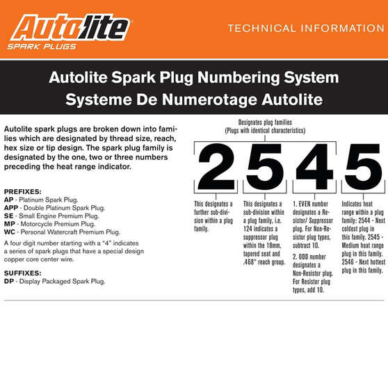 Autolite Double Platinum Spark Plug APP3924DP2 2 Pack, , scanz_hi-res