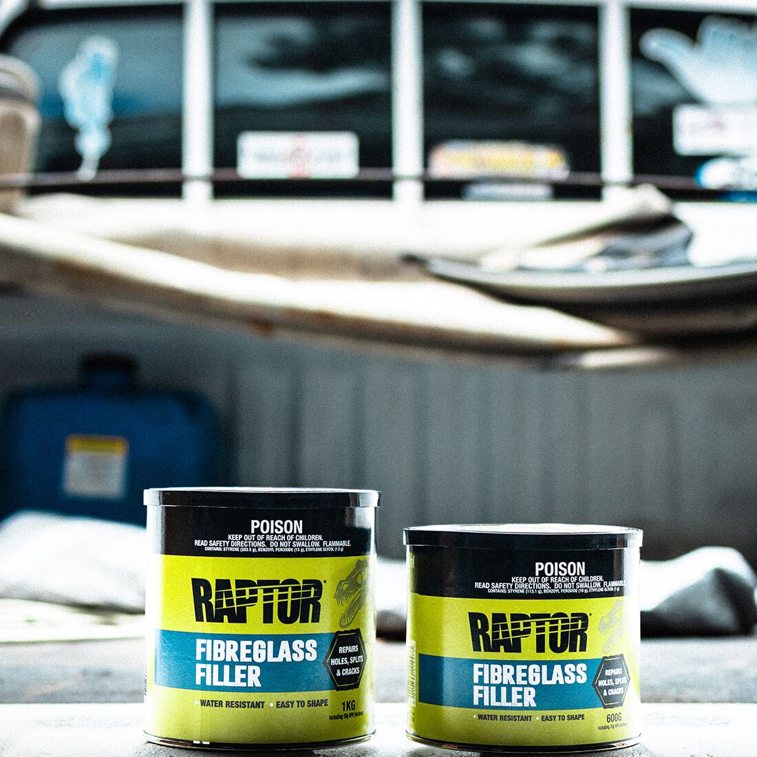 Raptor Fibreglass Filler 600g, , scanz_hi-res