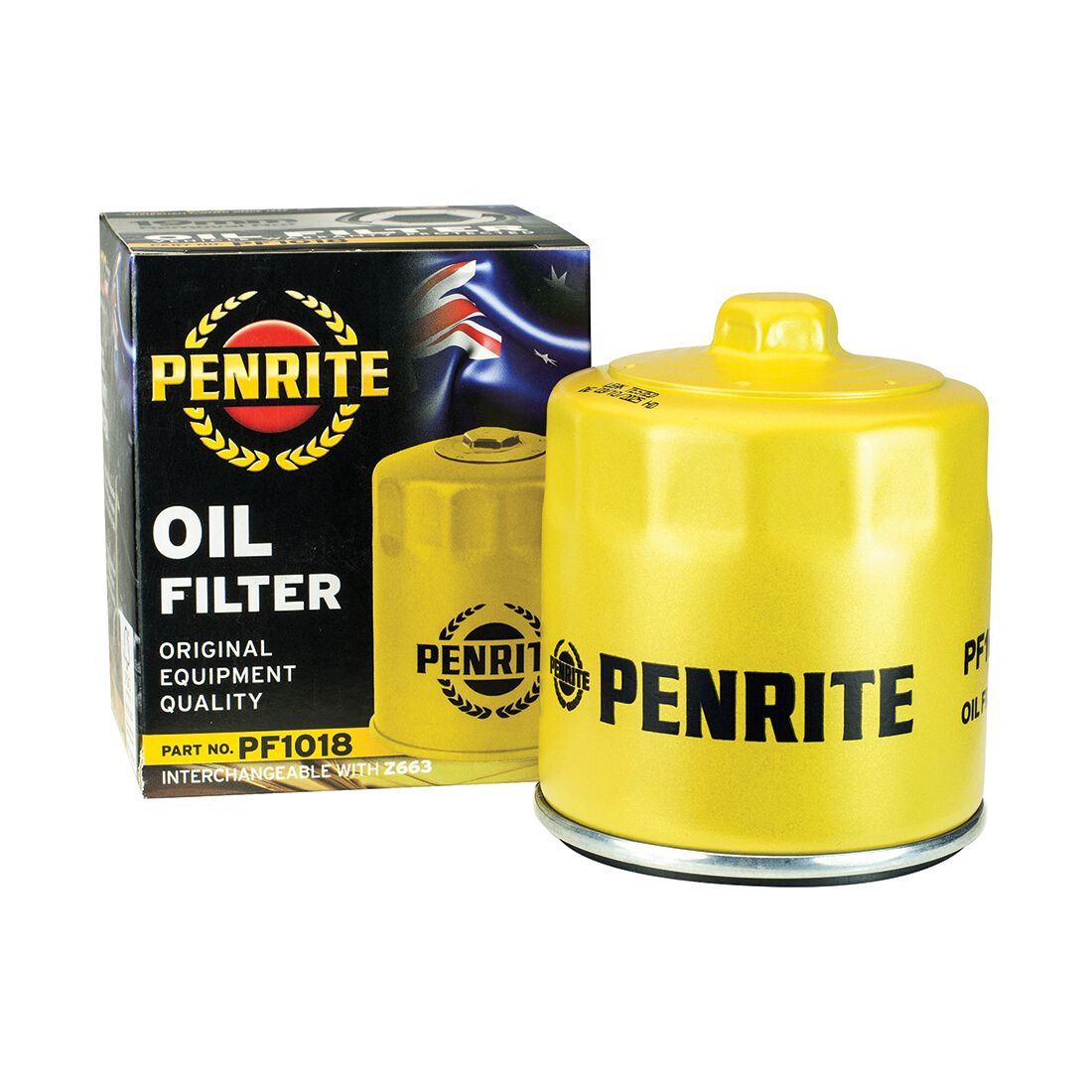 Penrite Oil Filter PF1018 (Interchangeable with Z663), , scanz_hi-res