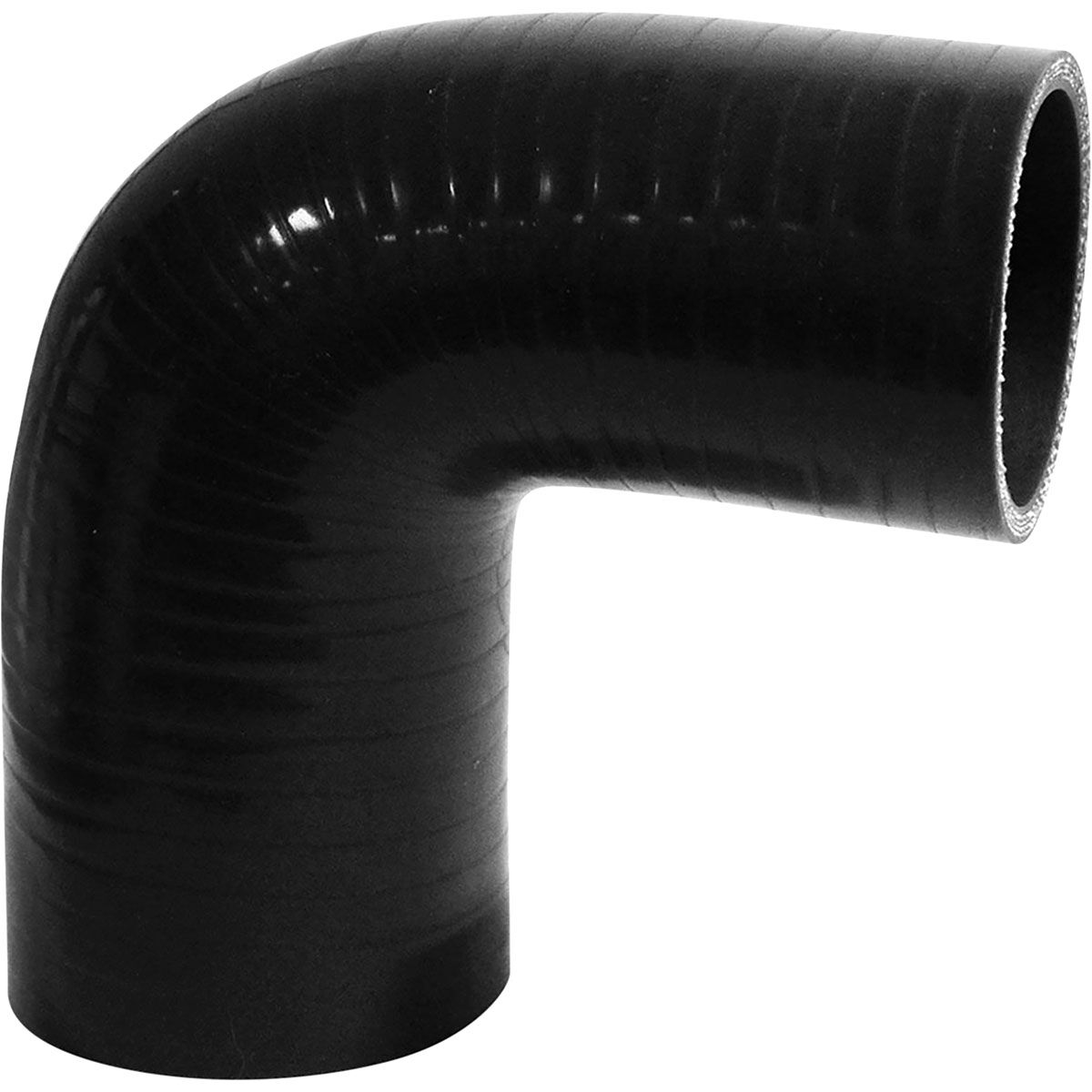 SAAS Black Silicone 90 Degree Elbow Reducer Hose, 63mm x 76mm SSH906376, , scanz_hi-res