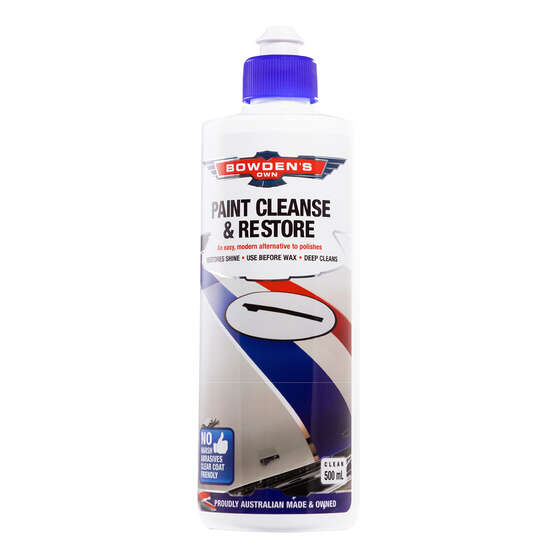 Bowden's Own Paint Cleanse and Restore Liquid Polish 500mL, , scanz_hi-res