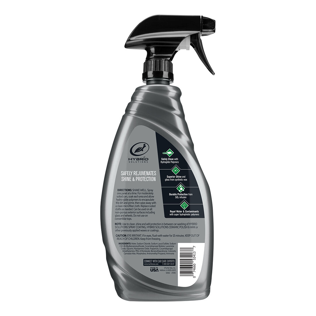 Turtle Wax Ceramic 3-in-1 Spray Detailer 946mL, , scanz_hi-res