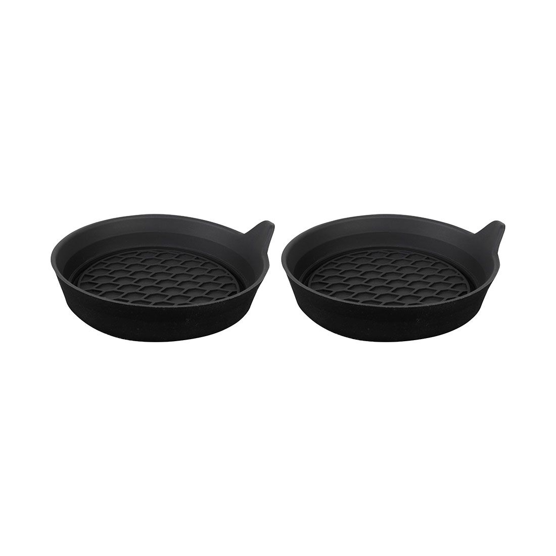 Cabin Crew Drink Coasters Black Dish 2Pk, , scanz_hi-res