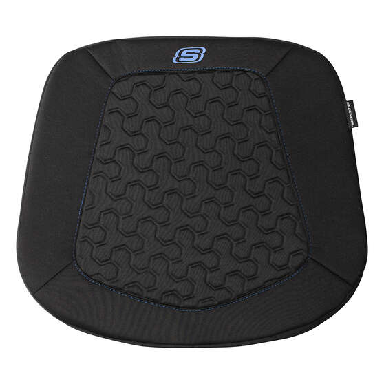 Skechers Gel Memory Foam Seat Cushion Black/Blue, , scanz_hi-res