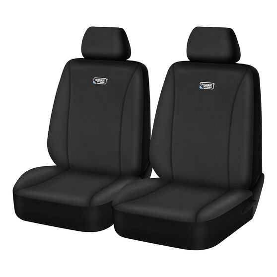 Ridge Ryder Neoprene Seat Covers Black Adjustable Headrests Airbag Compatible 30SAB, , scanz_hi-res