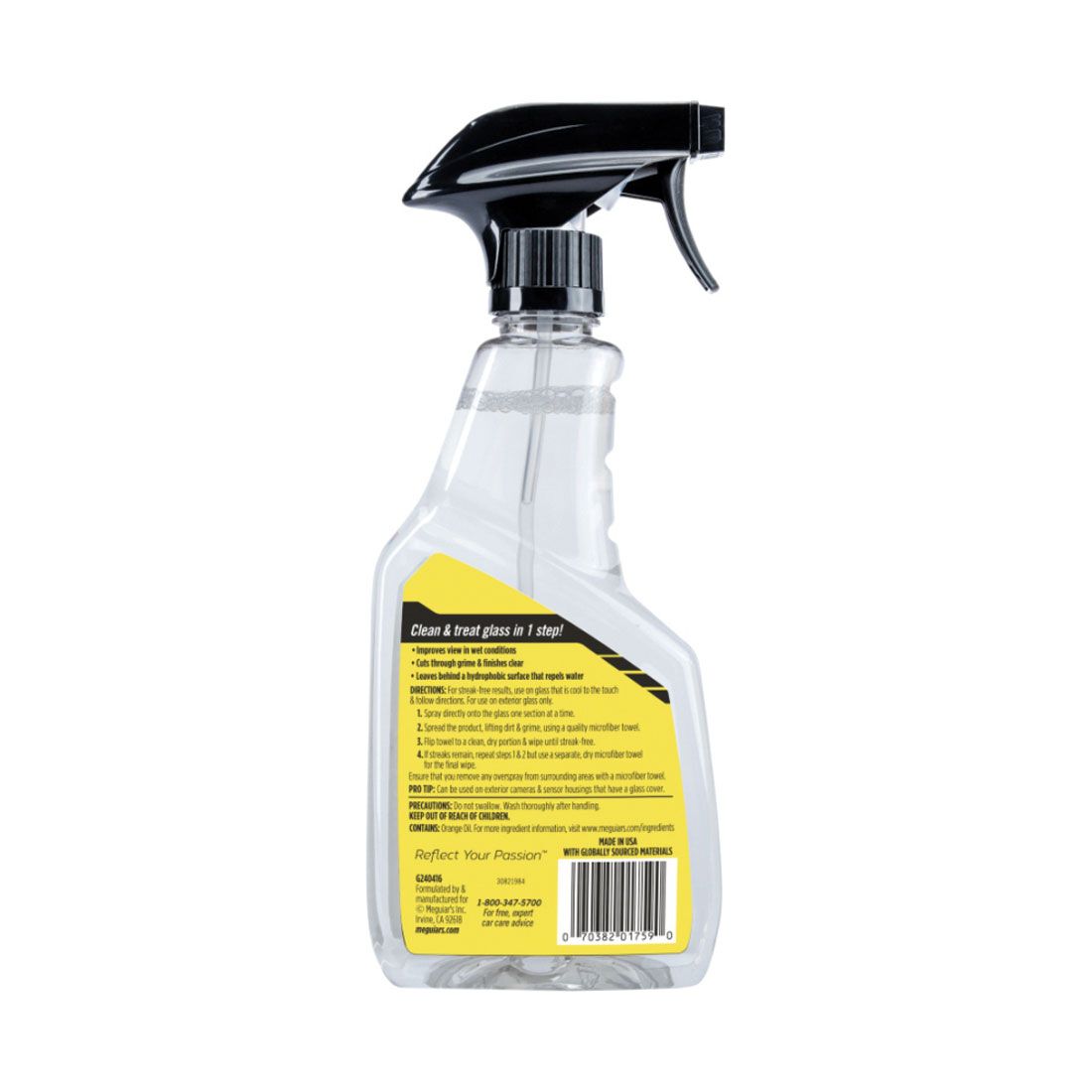 Meguiar's Ultimate Glass Cleaner & Water Repellent 473mL, , scanz_hi-res