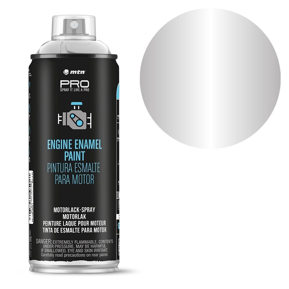 MTN PRO Engine Enamel Aluminium 400ml Spray Paint, , scanz_hi-res