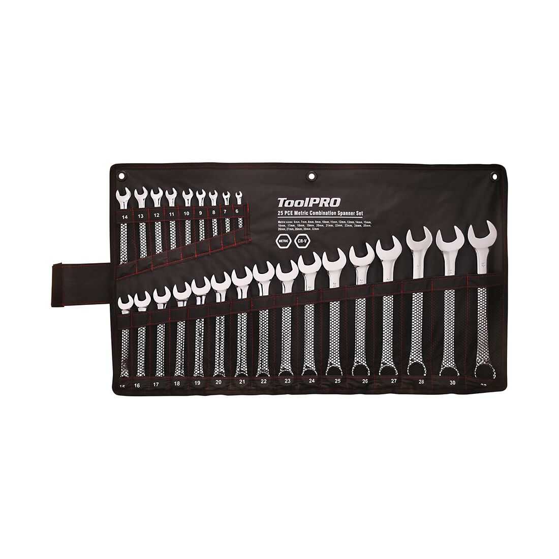 ToolPRO Spanner Set Combination Metric 25 Piece, , scanz_hi-res
