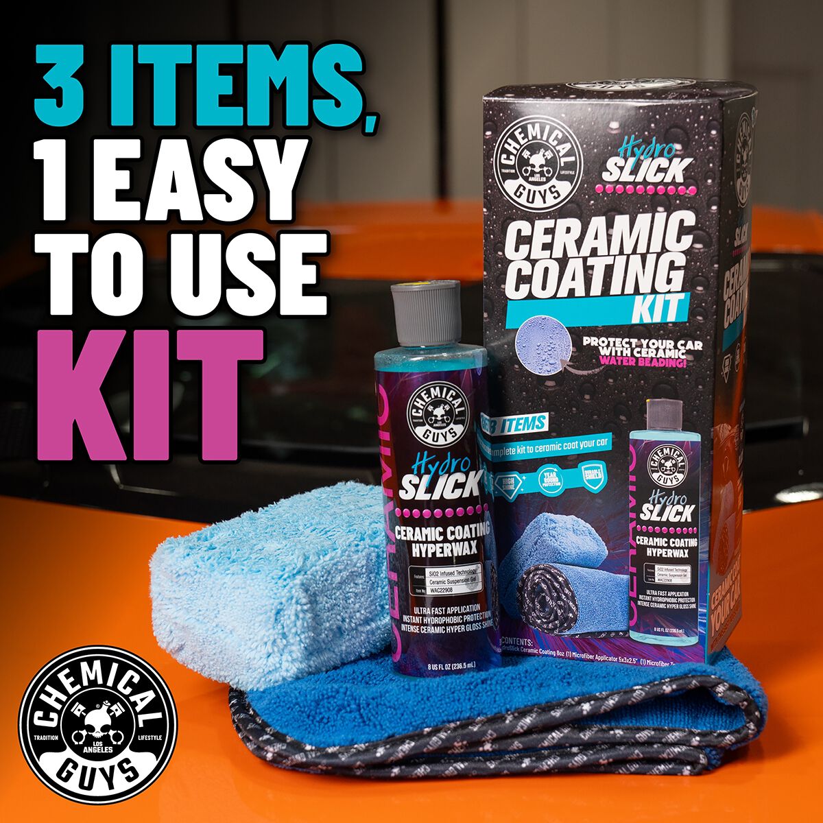Chemical Guys Hydroslick Ceramic Coating Kit, , scanz_hi-res