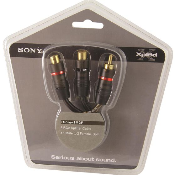 Sony Rca Splitter Cable 1 Male To 2 Female Sony1m2f Supercheap Auto New Zealand