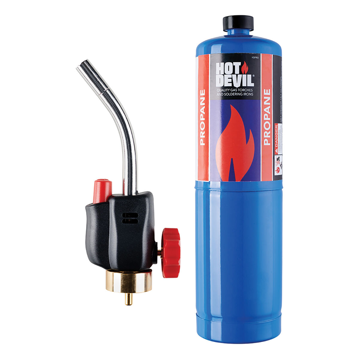 Hot devil outlet butane blow torch