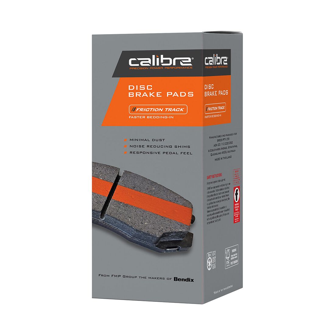 Calibre Disc Brake Pads DB1847CAL, , scanz_hi-res