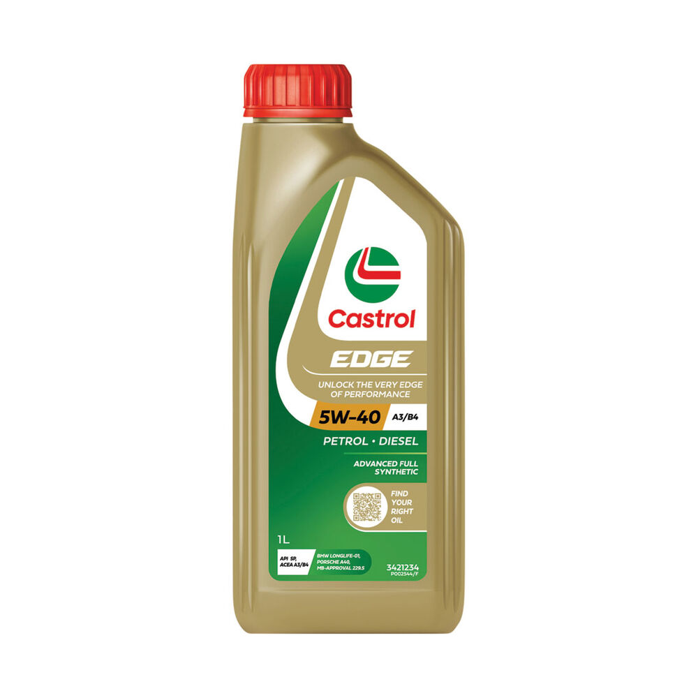 Castrol Edge Engine Oil 5W40, A3/B4, 1 Litre Supercheap Auto New Zealand