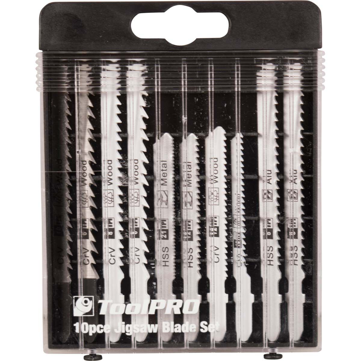 ToolPRO Jigsaw Blade Set 10 Piece, , scanz_hi-res