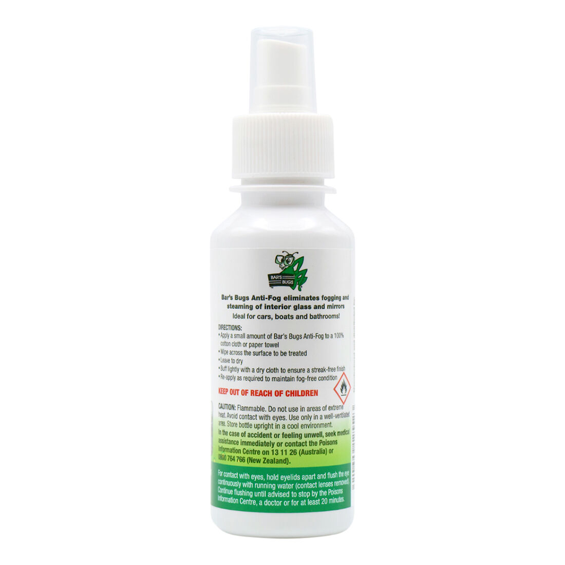 Bar's Bugs Anti Fog 125mL, , scanz_hi-res