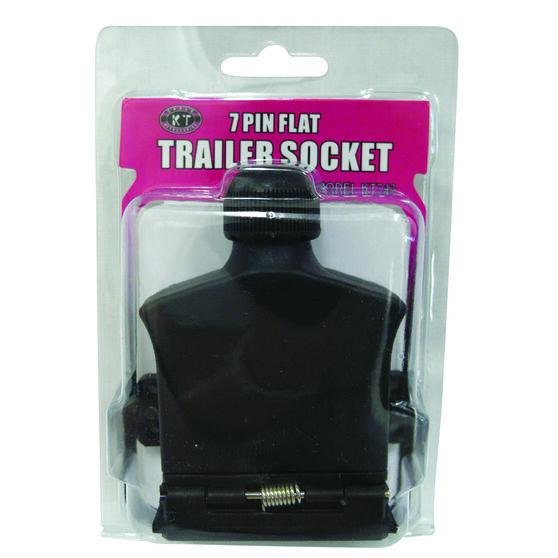 KT Cable Trailer Socket, Plastic - Flat, 7 Pin, , scanz_hi-res
