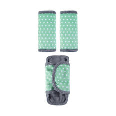 Cabin Crew Kids Seat Belt Buddies & Buckle Cover Grey/Mint, , scanz_hi-res
