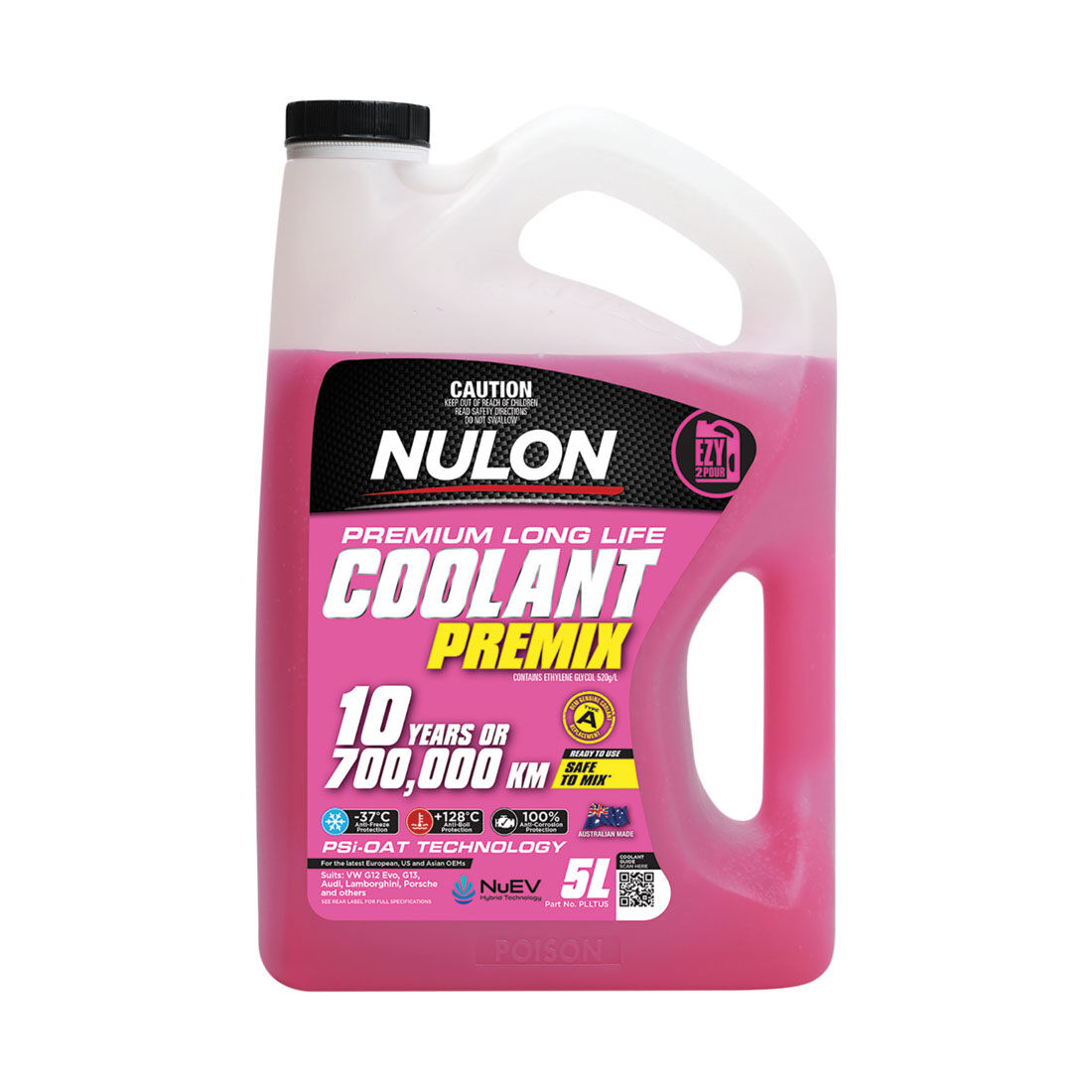 Nulon Pink Anti-Freeze / Anti-Boil Premix Coolant - 5 Litres, , scanz_hi-res