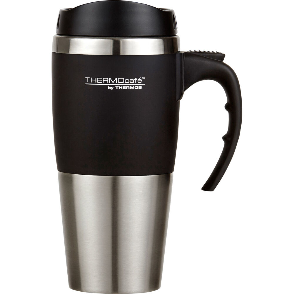 Thermos ThermoCafe 450mL Travel Mug Black Supercheap Auto New Zealand