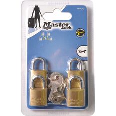 Master Lock Fortress Padlock - 20mm, 4 Pack, , scanz_hi-res