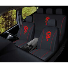 SCA Dragon Seat Cover Pack - Red Adjustable Headrests Size 30 and 06H Airbag Compatible, , scanz_hi-res