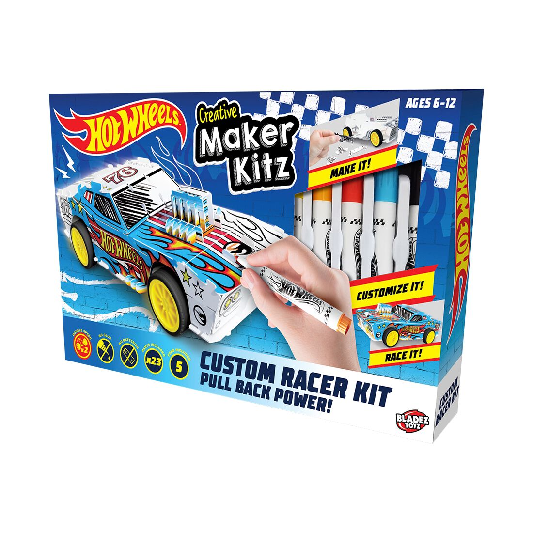 Hot Wheels Custom Racer Kit Roger Dodger, , scanz_hi-res