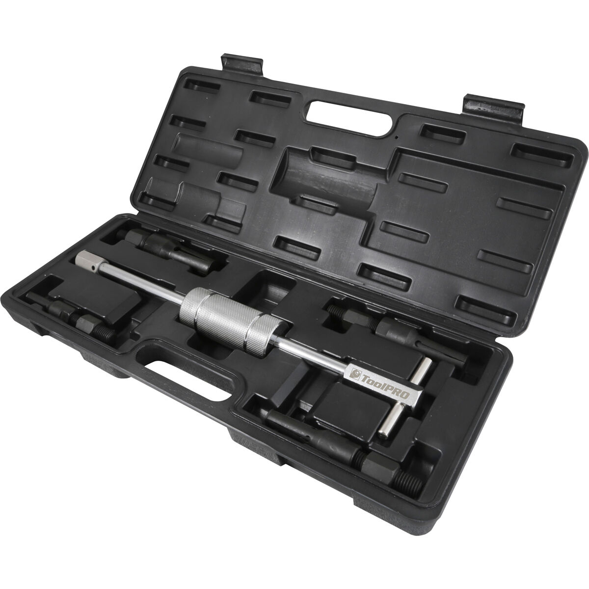 Blind outlet bearing puller
