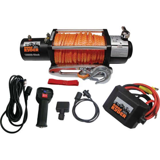 Ridge Ryder Electric Winch 12v 12000lb Supercheap Auto New Zealand