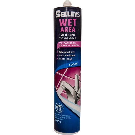 Selleys Wet Area Sealant - Clear, 300g, , scanz_hi-res