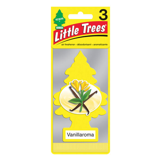 Little Trees Air Freshener - Vanillaroma 3 Pack, , scanz_hi-res
