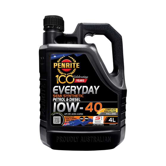 Penrite Semi Synthetic Engine Oil - 10W-40 4 Litre, , scanz_hi-res