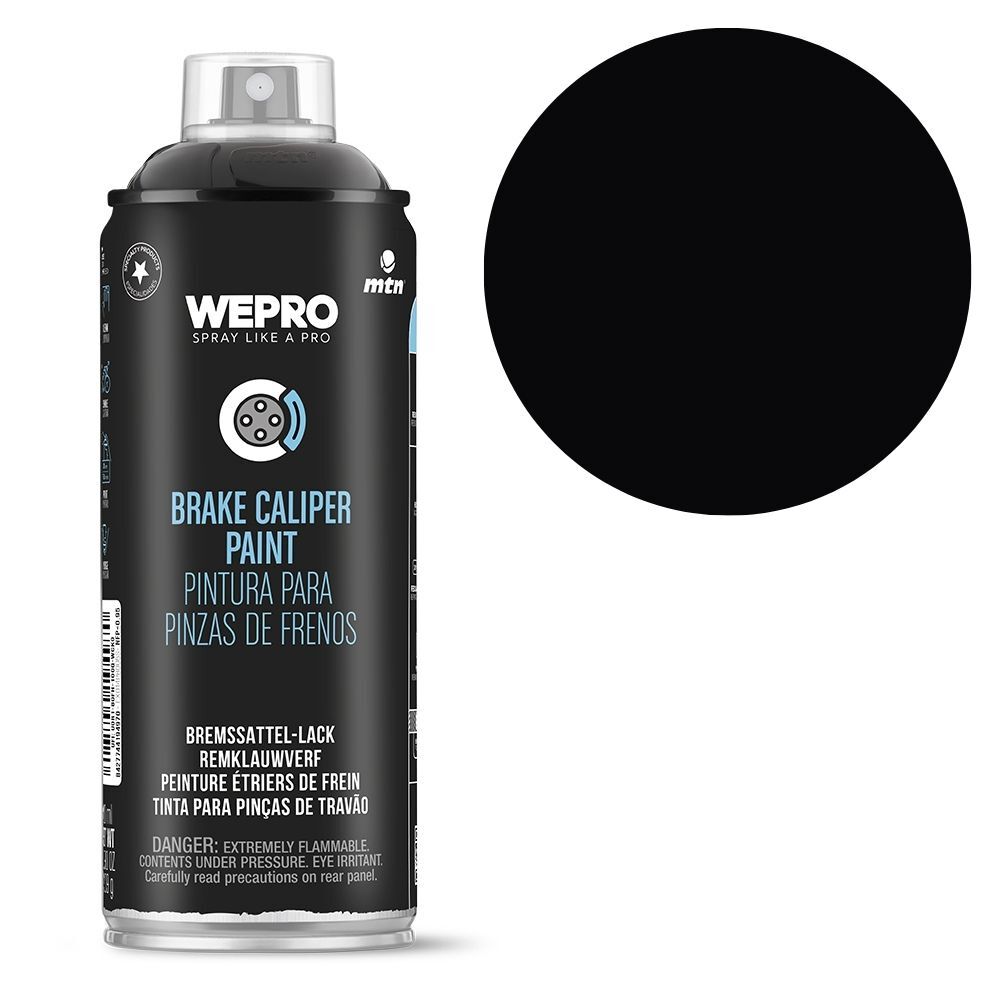 MTN PRO Caliper Paint Black Gloss 400ml Spray Paint, , scanz_hi-res