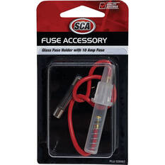 SCA Automotive Fuse Holder -  Glass, 10 Amp, , scanz_hi-res