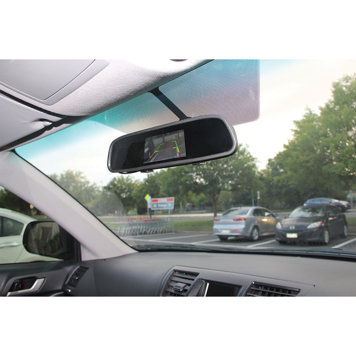 SCA SCA43M 4.3" Mirror Mounted Wired Reversing Camera, , scanz_hi-res