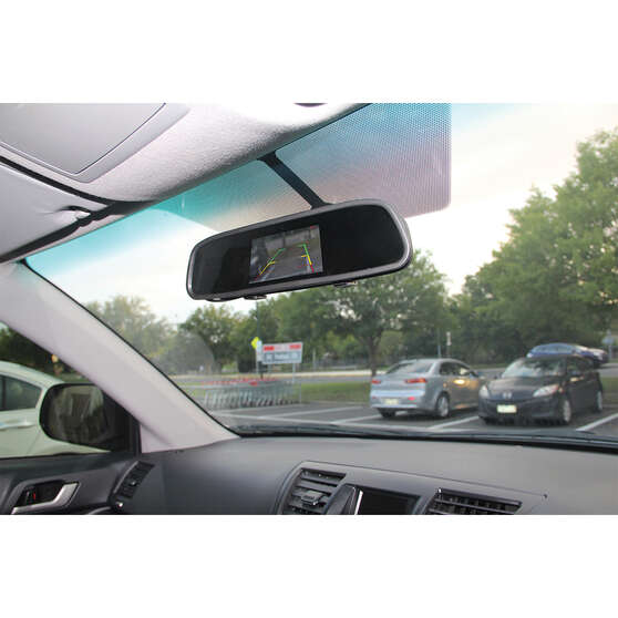 SCA SCA43M 4.3" Mirror Mounted Wired Reversing Camera, , scanz_hi-res