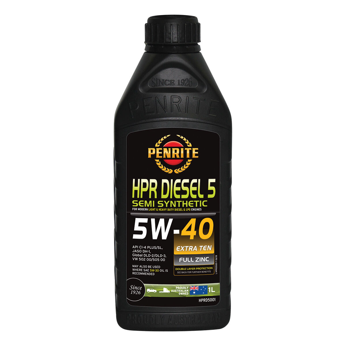 HPR Diesel 5 Engine Oil - 5W- 40, 1 Litre, , scanz_hi-res