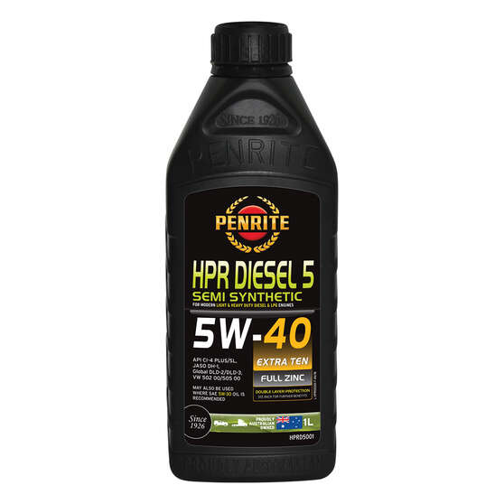 HPR Diesel 5 Engine Oil - 5W- 40, 1 Litre, , scanz_hi-res