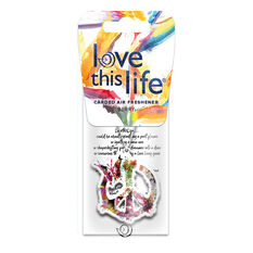 Love This Life Air Freshener Peace Symbol Berry, , scanz_hi-res