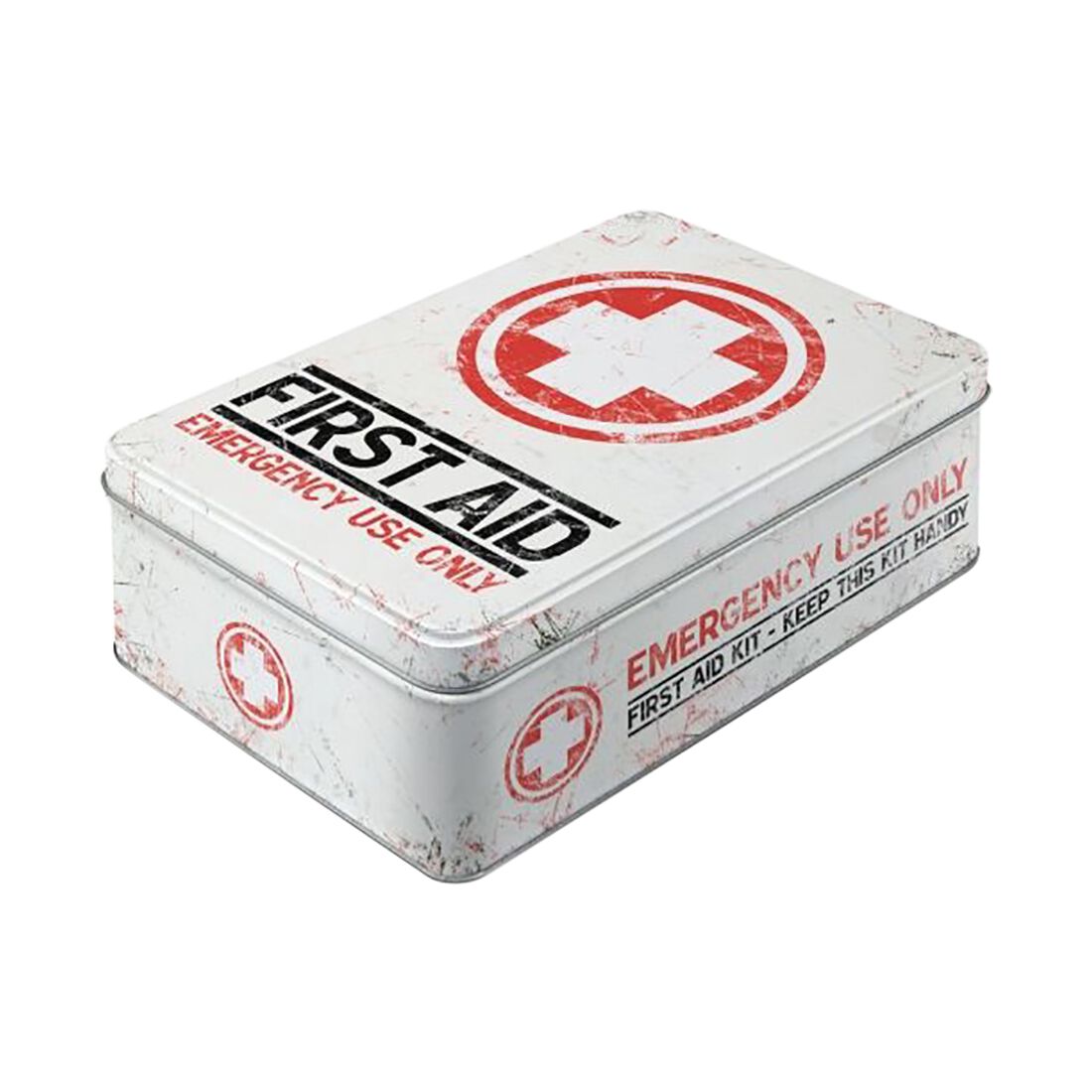 Nostalgic-Art Flat Tin Box with Separate Lid - First Aid Kit, , scanz_hi-res