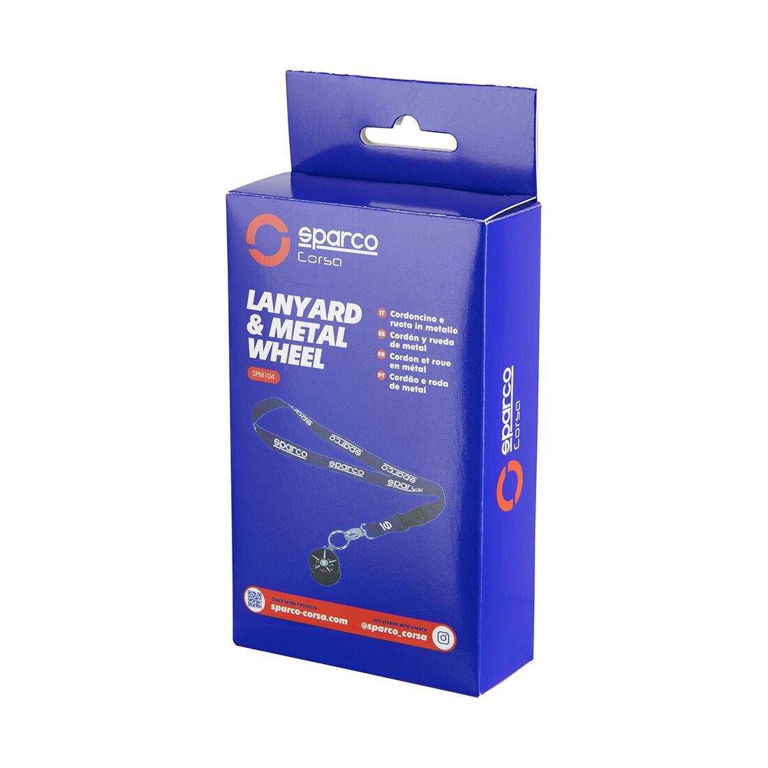 Sparco JDM Lanyard and Wheel Keyring, , scanz_hi-res