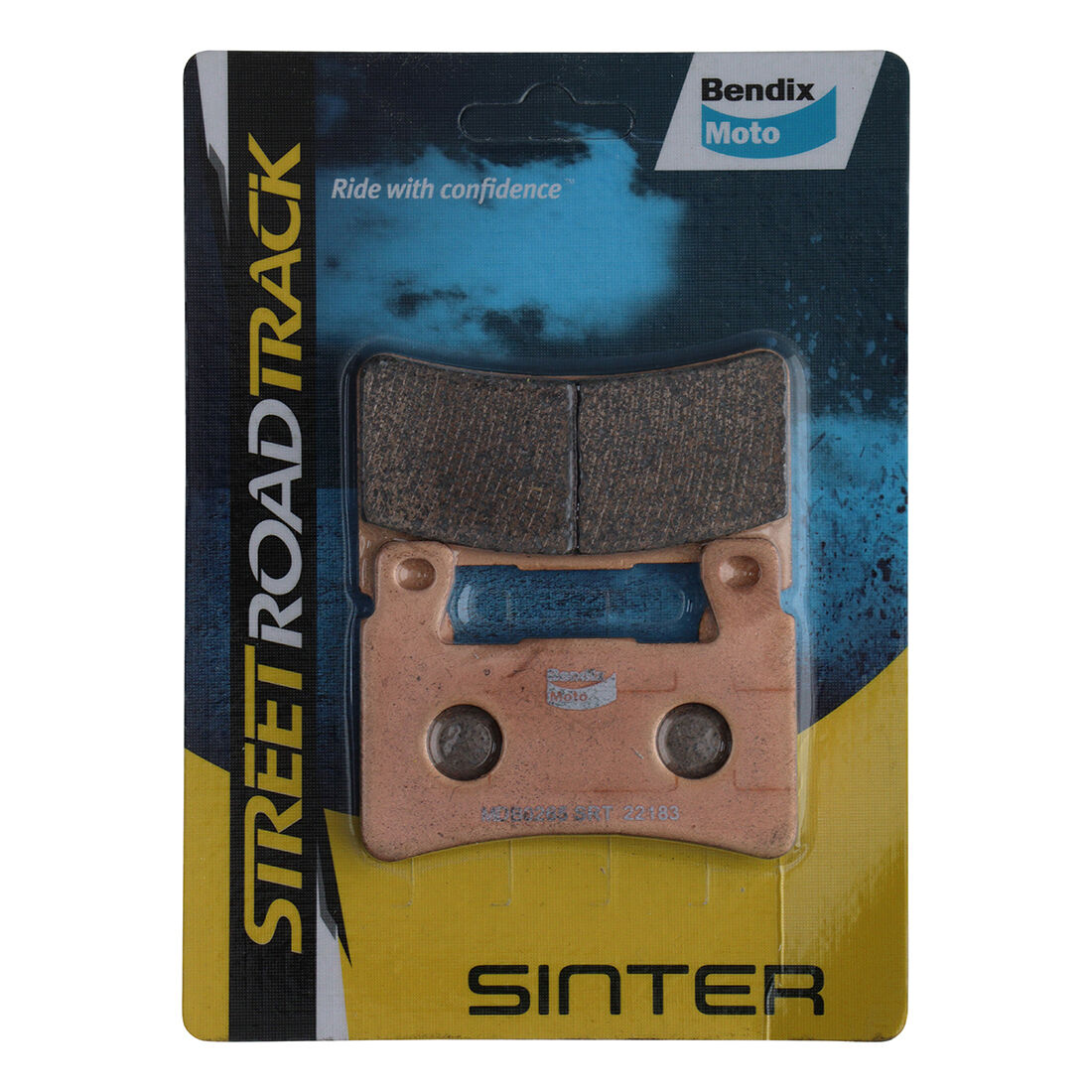 Bendix Street Road Track Motorcycle Disc Brake Pads - MDB0265-SRT, , scanz_hi-res