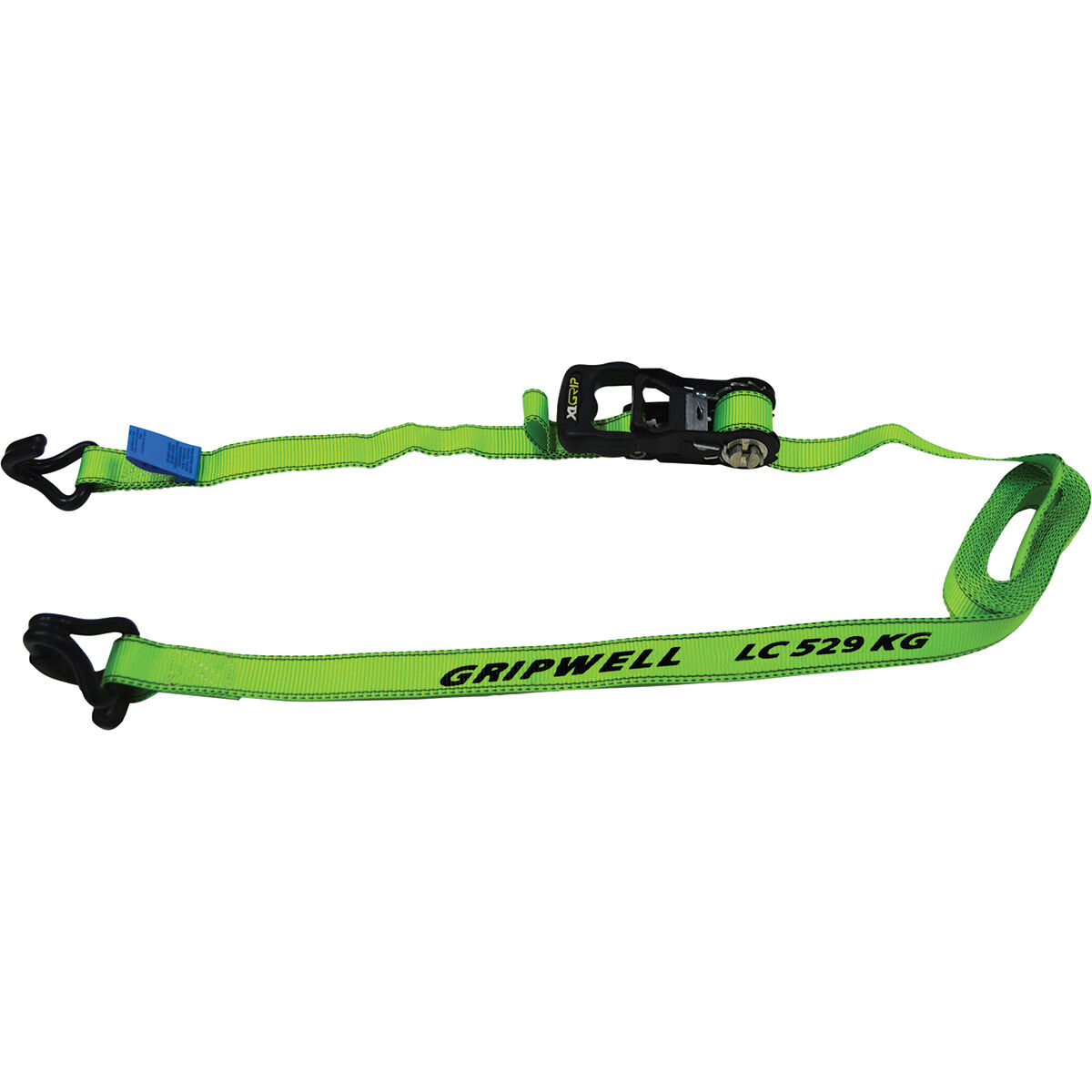 Grizzly Grip Ratchet Tie Down - 4.6m, 529kg, 4 Pack, , scanz_hi-res