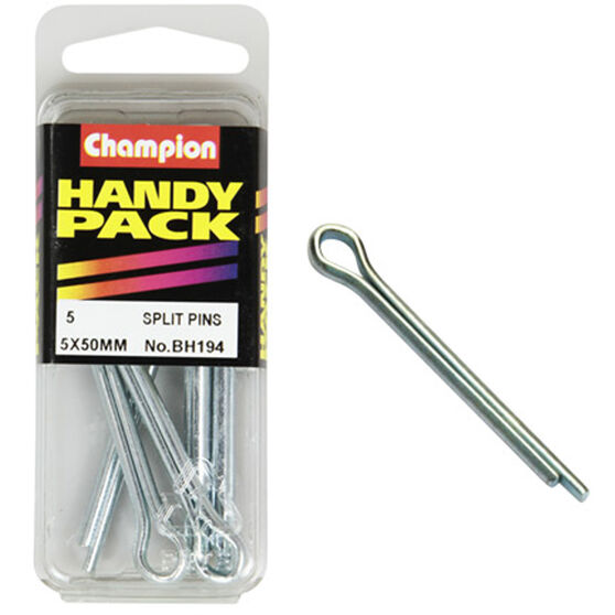 Champion Handy Pack Split Pins BH194, 5mm x 50mm, , scanz_hi-res