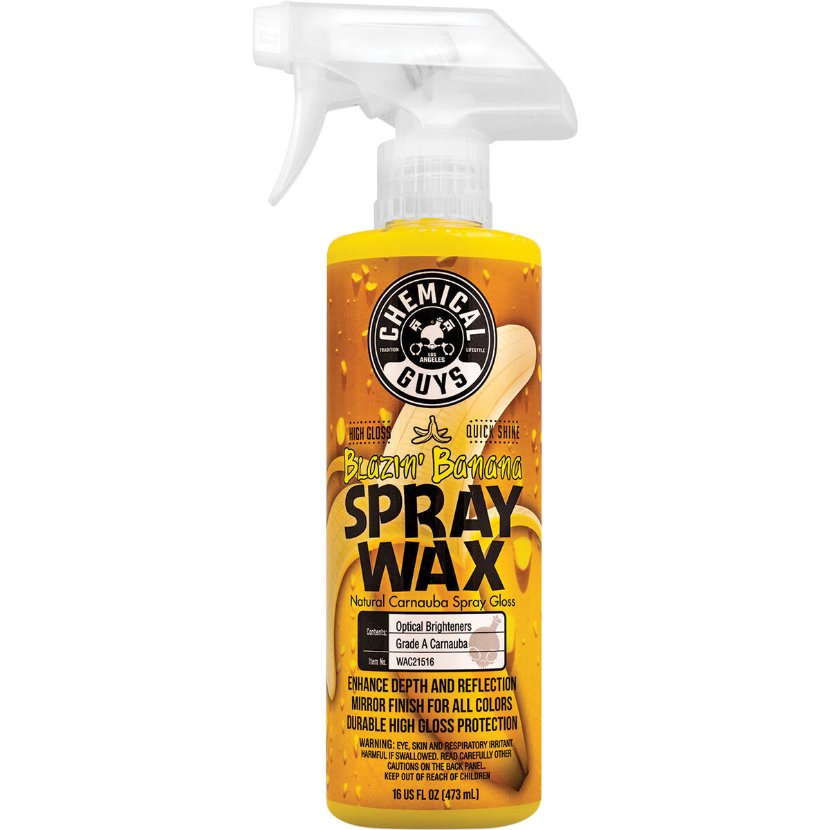 Chemical Guys Blazin' Banana Natural Carnauba Spray Wax 473mL, , scanz_hi-res