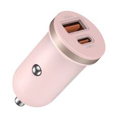 Cabin Crew 30W Dual Port Car Charger Pink, , scanz_hi-res