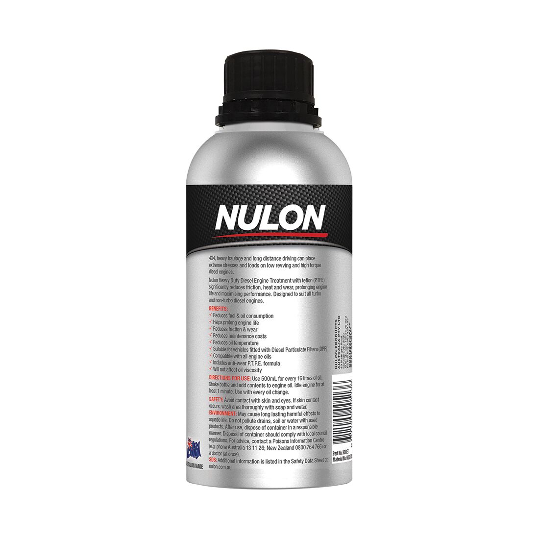 Nulon Pro Strength Heavy Duty Diesel Engine Treatment - 500mL, , scanz_hi-res
