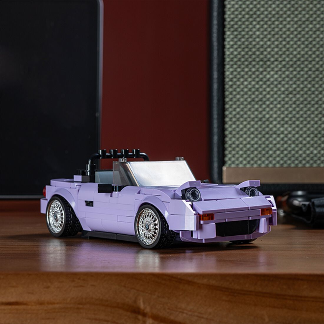 Timeless Classics JDM Building Bricks Purple Convertible, , scanz_hi-res