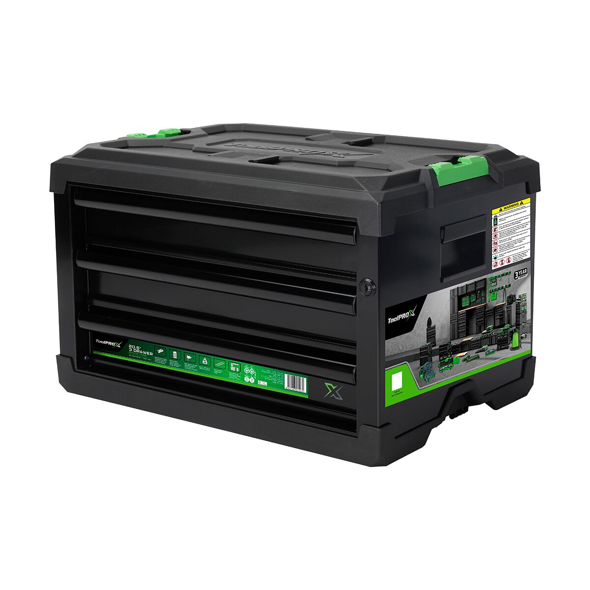 ToolPRO-X Metal Modular Storage System - 3 Drawer Cabinet, , scanz_hi-res