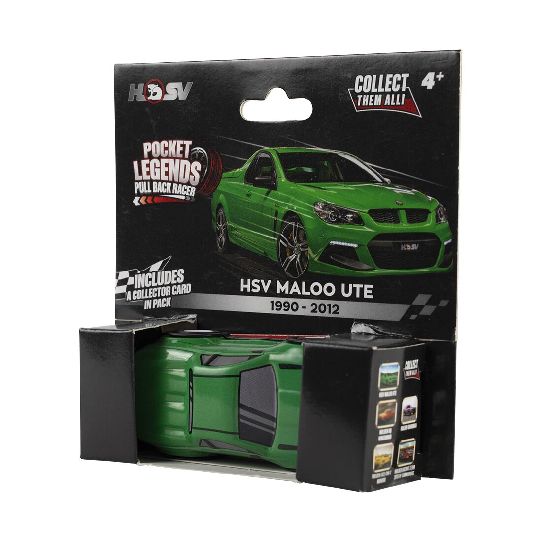 Pocket Legends Pull Back Racer - MALOO Ute, , scanz_hi-res